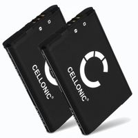 CELLONIC 2X Batterie Premium Compatible avec Nintendo 2DS / New 2DS / 3DS / Switch Pro Controller - CTR-003 (1300mAh) remplacement