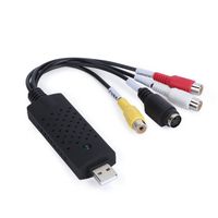 TMISHION câble adaptateur TV S‑vidéo Nouveau câble adaptateur de convertisseur de capture USB 2.0 vers 3 RCA Audio S-Vidéo TV