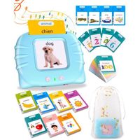 510 Cartes Flash Parlantes Bilingues – Français Anglais, Montessori, Avec Musique, Dès 1 An