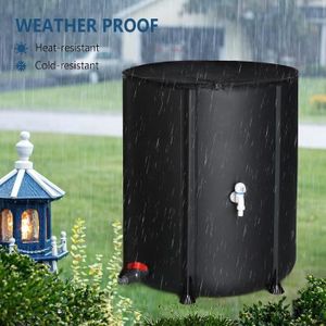 COLLECTEUR EAU - CUVE  Réservoir d'eau de pluie pliable 50 gallon, PVC no