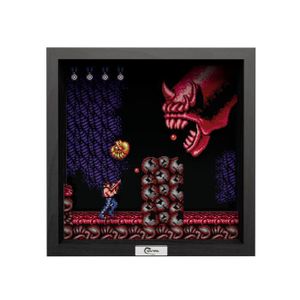OBJET DÉCORATION MURALE Rétrogaming-Pixel Frames - Contra Dragon God Java 