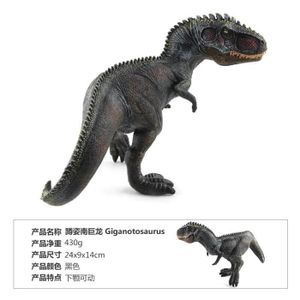 FIGURINE - PERSONNAGE JZD026-Noir - Figurines de dinosaures Jurassic World, Acanthops Apatosaurus avec bouche mobile, Dinosaure Mod