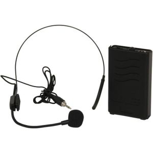 MICROPHONE - ACCESSOIRE Ibiza - Micro de tête sans Fil VHF 207,5MHz pour E