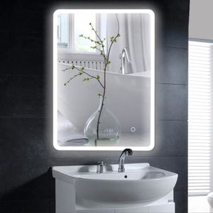 Miroir de salle de bain à LED LILY- 60 cm - Bath Bazaar