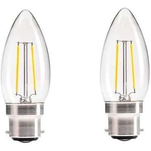 Lot de 6 ampoules LED B22 Baïonnette, à filaments vintage ST64, sans  scintillement à vis Edison – 6 W (équivalent 60 W) 650 lm[738] - Cdiscount  Maison