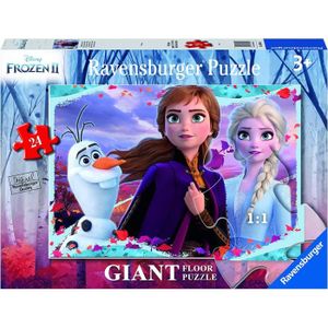 PUZZLE Puzzle De Sol - Frozen B 24 - Ravensburger - Blanc
