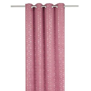 Rideaux Velours Vieux Rose Cdiscount