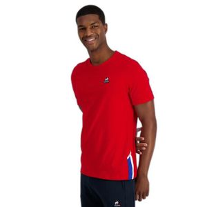 T-SHIRT T-shirt Tricolore Le Coq Sportif - rouge electro - XS