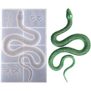 Moule à modeler - Masse Bustlwor Moule en Résine Epoxy Serpent, Moule en S