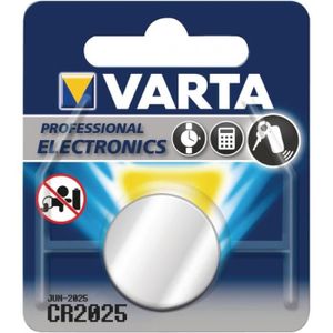 PILES VARTA Pile bouton au Bouton Lithium CR2025 3 V 1-B