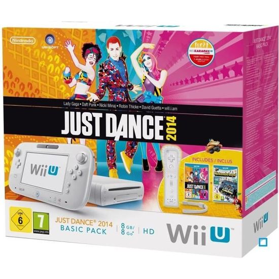 Wii U Pack Basic Just Dance 2014+ Nintendo Land