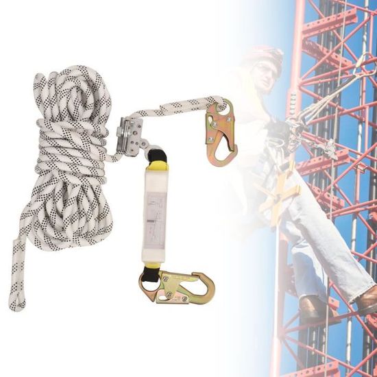 Corde De Combat VEVOR 9.1m - 38mm - Polyester - Pour Fitness Et Musculation