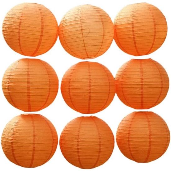 YYTECH 9 Pièces Lanternes Planètes Système Solaire 25cm - Décoration Fête Anniversaire Espace Suspendue