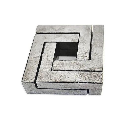 2 Puzzles Métal Casse-Tête - Jeu Intelligent Déverrouillage Adultes/Enfants