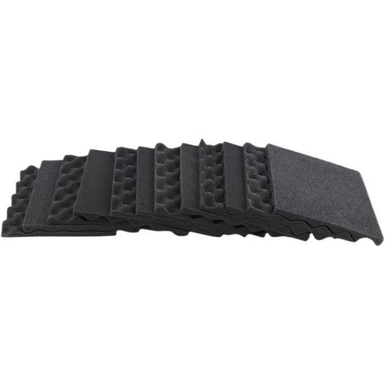Wisyurt Pack 24 Panneaux Mousse Acoustique Ignifuge 30x30x3.5cm - Traitement Insonorisation Studio Enregistrement