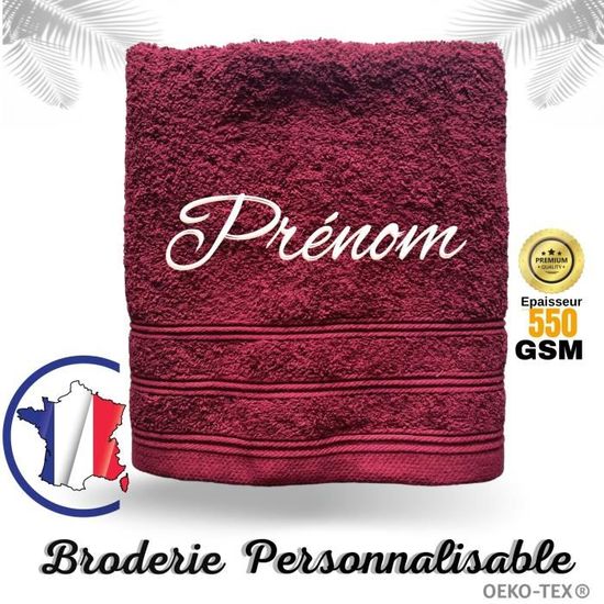 Serviette De Toilette Personnalisable Avec Prenom Cadeau Personnalise Cadeau Naissance Cadeau Anniversaire Cadeau Noel Personnalise Cdiscount Maison