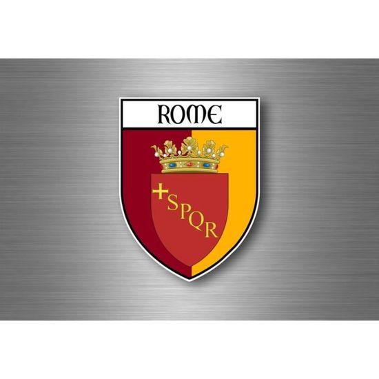 Autocollant Sticker Voiture - Blason De Venise (Venice) Italie - Drapeau écusson Décoratif