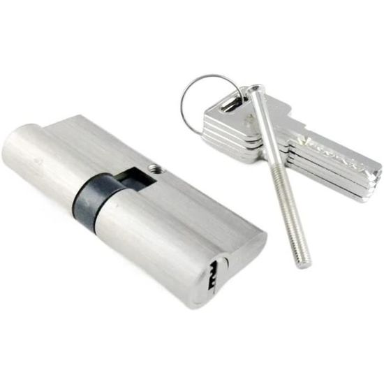 Barillet De Porte Double serrure ouverte porte fenêtre sécurité 55 60 70 80 90mm cylindre salon