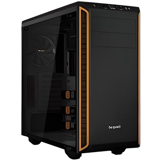 be quiet! Pure Base 600 Boitier PC Noir, Orange BGW20 pas cher