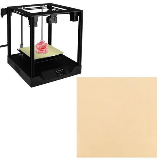 Plateau De Construction Double Face PEI 500x500 Mm Pour Imprimante 3D - Magnétique, Texturé - Compatible PLA, ABS, PETG, TPU - 2