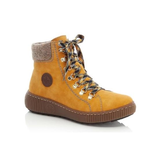 Rieker Femme 52527 - Chaussures Basses En Cuir Confortables Avec Semelle Souple