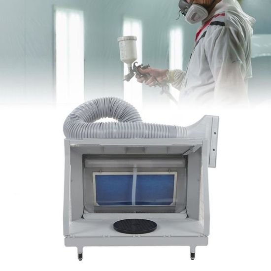 Cabine De Peinture Aérographe Portable CWZ-1 Avec 3 Emplacements – Parfait Pour Vos Projets DIY