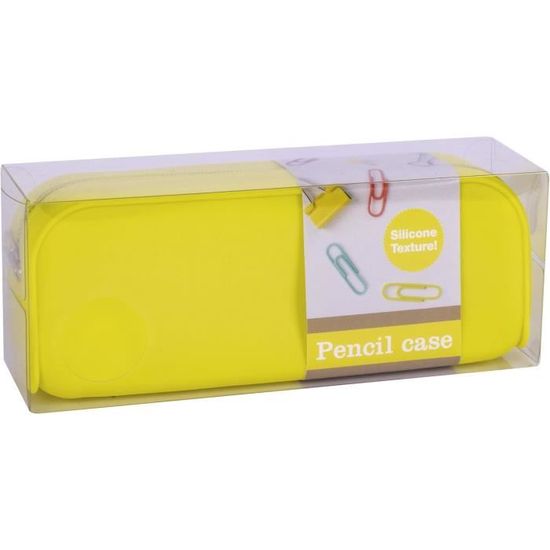 APLI Neon Collection Mehrzwecketui Aus Silikon - Wasserdichtes Federmäppchen Grau 18,5x5,5x7,5cm