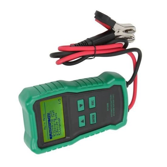 Testeur De Batterie Numérique 12V-48V - Voltmètre LCD Avec Indicateur De Capacité - Étanche, Facile à Installer (Vert)