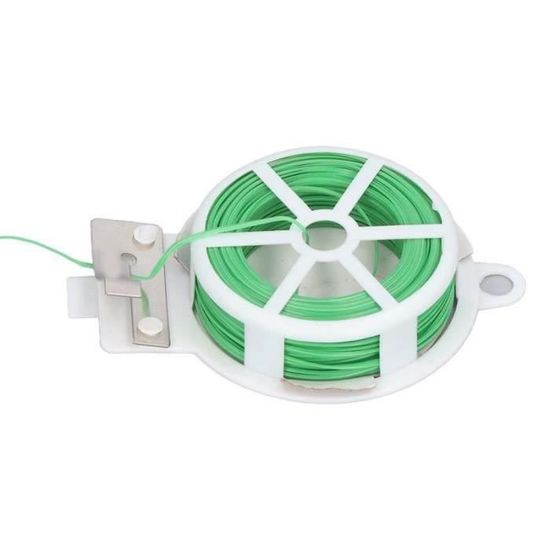 Bobine De Lien Torsadé Jardin 100 M Avec Coupeur - Pratique Pour Attacher Plantes, Fils, Sacs