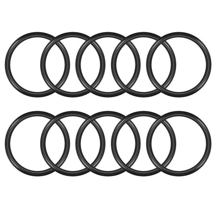 10 Joints Toriques En Nitrile NBR - 55x5 Mm - Résistants à L'huile Et Températures -40°C à 120°C - Pour Piscine, Auto, Plomberie
