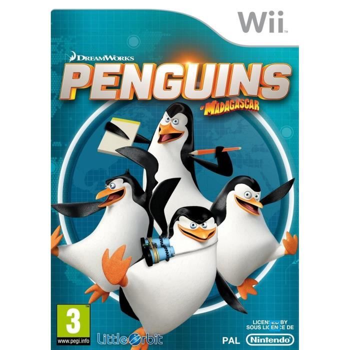 Les Pingouins de Madagascar Jeu Wii