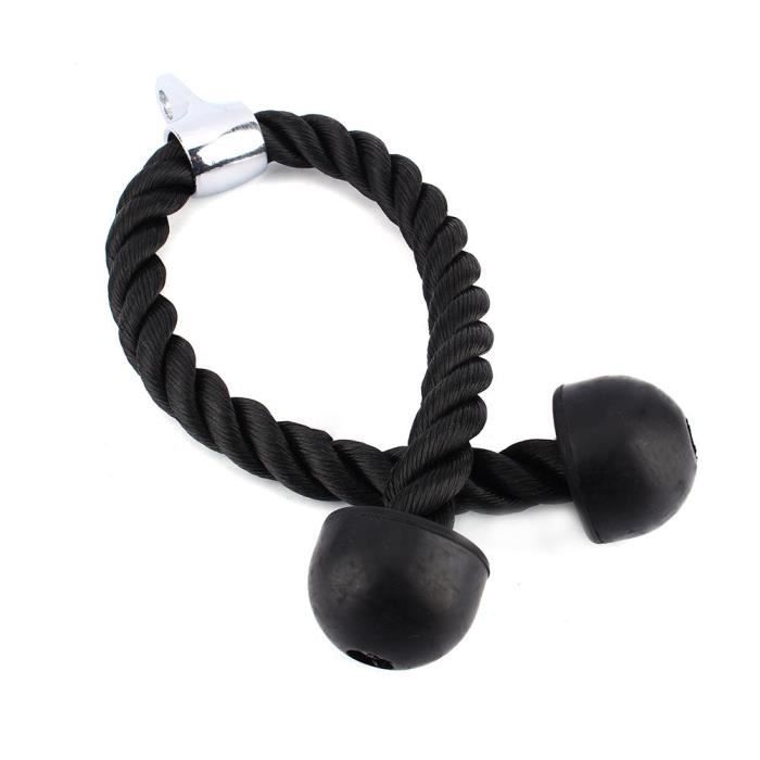 Triceps Corde Tirez Appuyez Poussez Tirez Cordon Multi Gym Lat Bar Attachement d Câble de Fitness-GUA