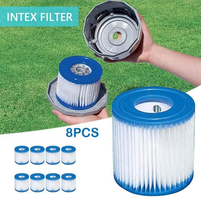 8 cœurs de remplacement pour le filtre Bestway VI