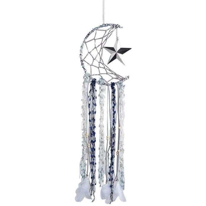 Mobiles décoratifs Fablcrew 1Pcs Attrape-rêves Dream Catcher Indien Handmade Plume Artificielle Mur Hanging Décoration S 2648