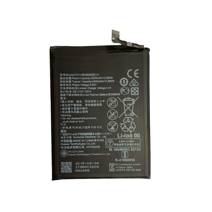 Batterie pour Huawei P20 HB396285ECW - 3400 mAh