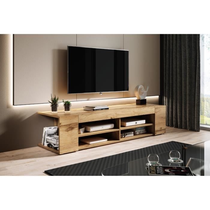 e-Com - Nova Meuble TV - 140 cm - Chene