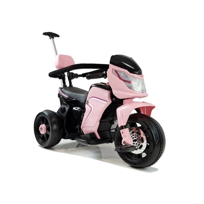 Moto électrique pour enfants HL-108, 6 Volt, 1 Siège(s), Motor: 1 x 35W, Batterie: 6V4,5Ah, Vitesse: 2 km - h, Rose