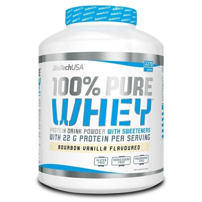 100% Pure Whey - VANILLE - Biotech USA 2270g (2.27 kg)