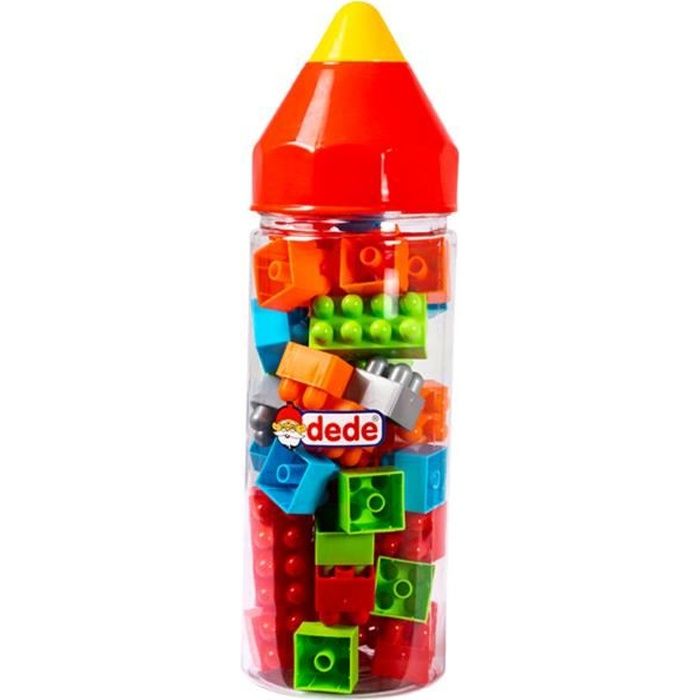 Dede Briques créatives enfant, Boîte Jeu de Construction, 42 pièces, jouet pour bébé enfants +4 ans