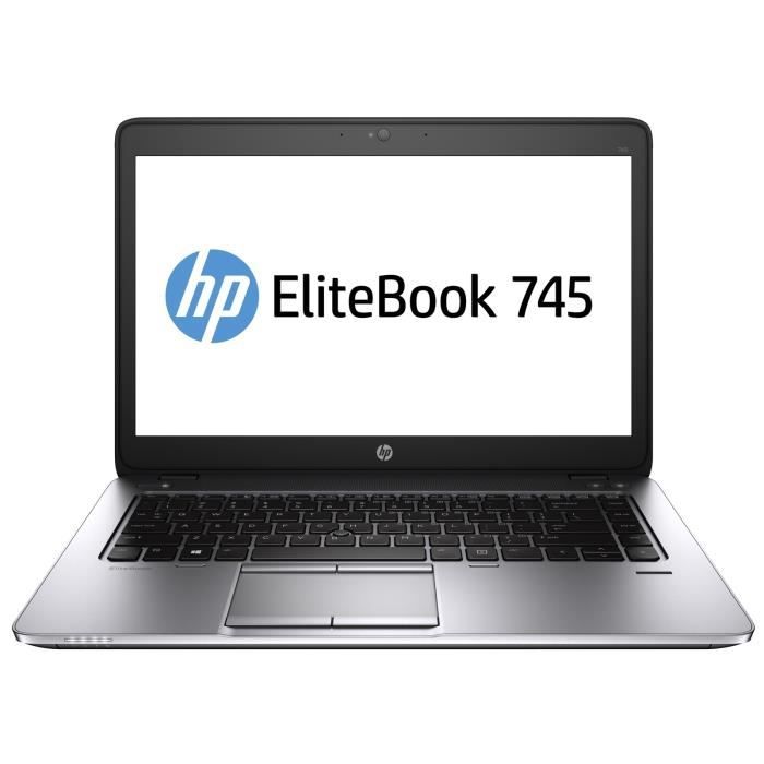 Pc portable HP 745 G2 - AMD A8 - 4Go - SSD 120Go - 14'' - W10