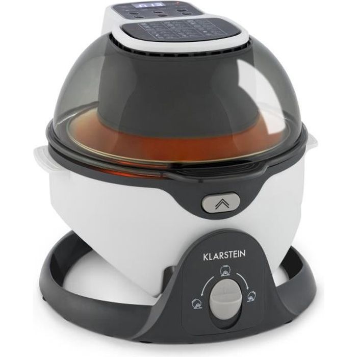 Klarstein VitAir Swing Friteuse à air chaud 6 litres - 1400 W - Température réglable 50-240 °C - Minuterie 60mn - Blanche