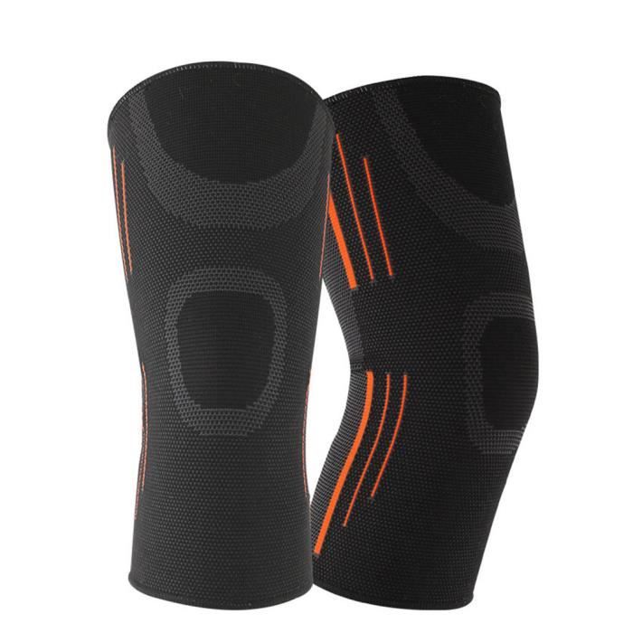 PROTEGE-CHEVILLES - CHEVILLERE,1pc élastique sport genouillères respirant soutien genouillère en cours d'exécution - Type BK-M