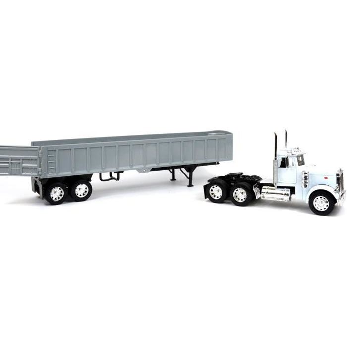 NEW RAY Camion PETERBILT Benne - Miniature - 1/32° - 55 cm