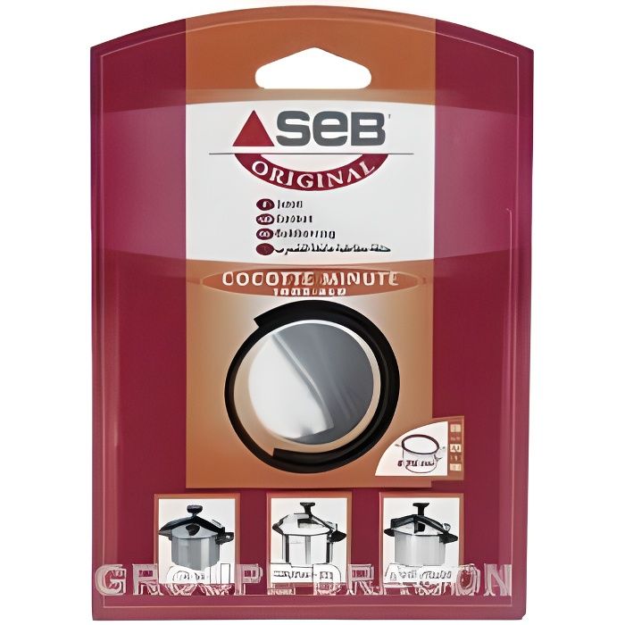 JOINT 10/12/18L ALU/INOX Ø268MM JOINT DE COUVERCLE POUR AUTOCUISEURS / COCOTTES-MINUTES SEB
