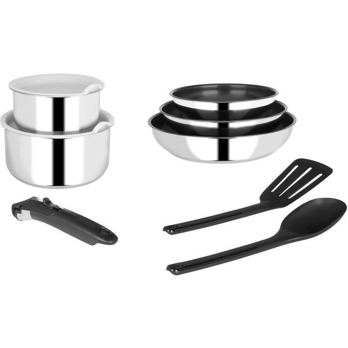 SITRAM 714643 - Batterie 10 pièces - Tous feux dont induction - Inox
