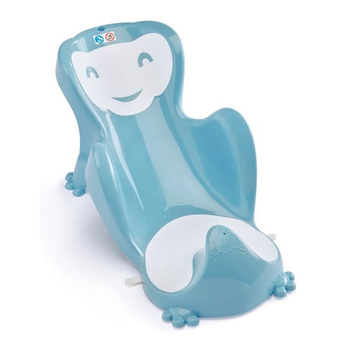THERMOBABY Transat de Bain Babycoon®Bleu Myosotis Soft Blanc