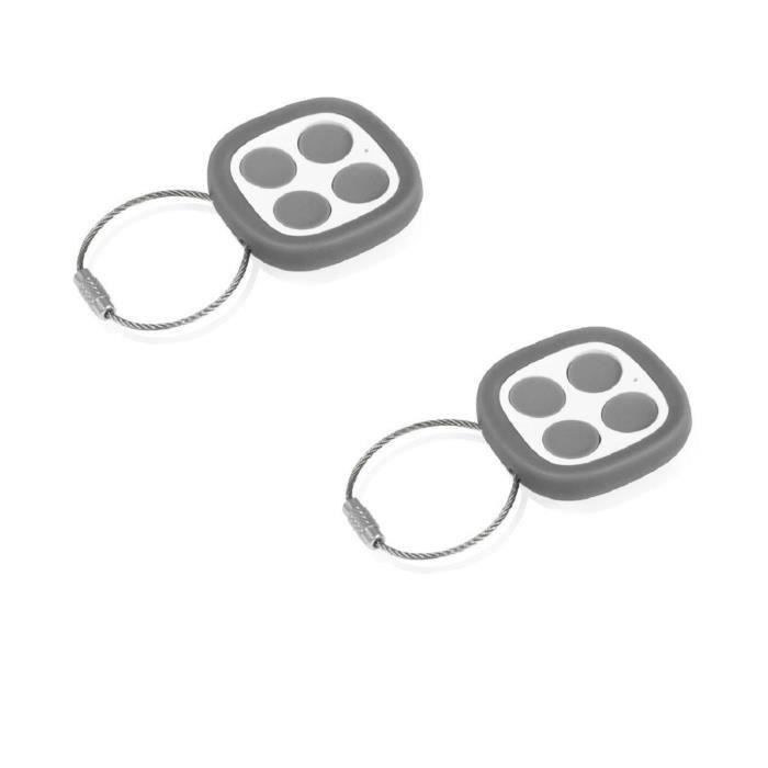 THOMSON Pack de 2 télécommandes universelles 500021 pour motorisation de portails et portes de garage