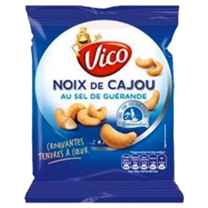 Vico - Vico Noix De Cajou Sel Guérande 100g (lot de 6)