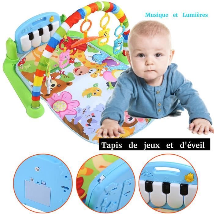 ZJCHAO - Tapis de jeux et d'éveil pour Bébé avec Arche de jeux évolutif multifonction 72*61 cm - 1438