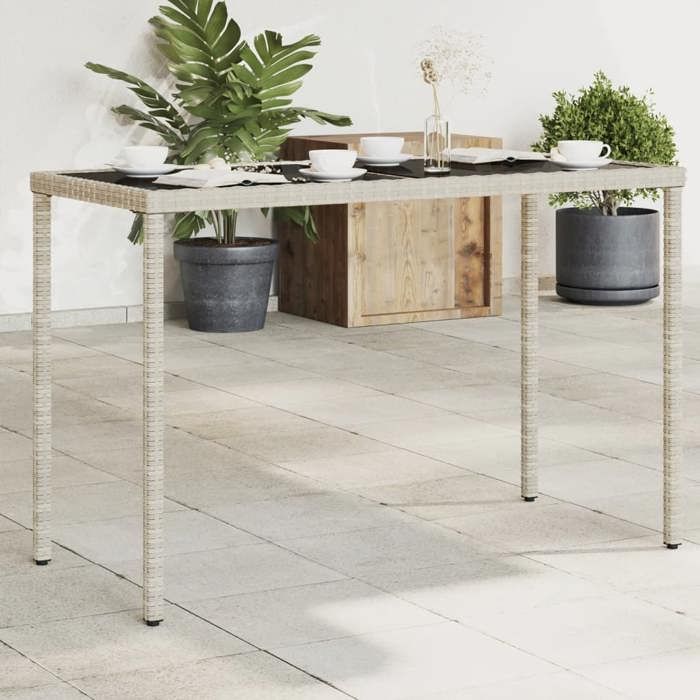 vidaXL Table de jardin 115x54x74 cm - vue 5